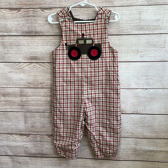 VINTAGE THE BAILEY BOYS REVERSIBLE APPLIQUED ROMPER - Picture 1 of 11